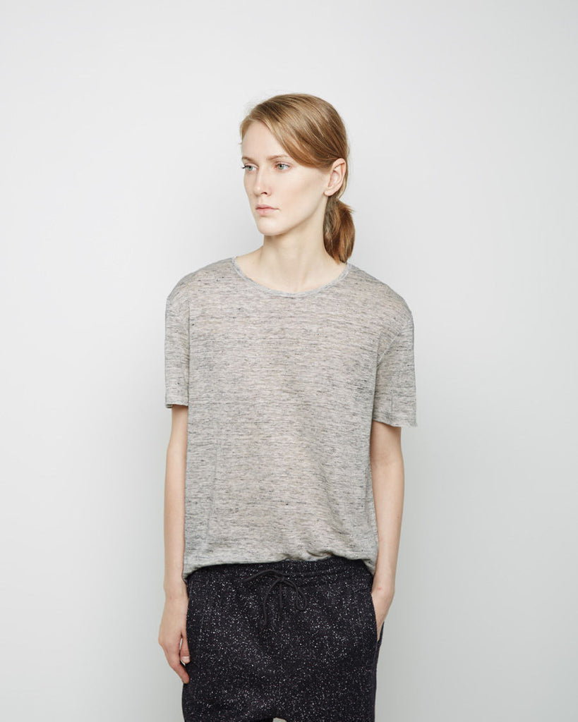 Heathered Linen Tee