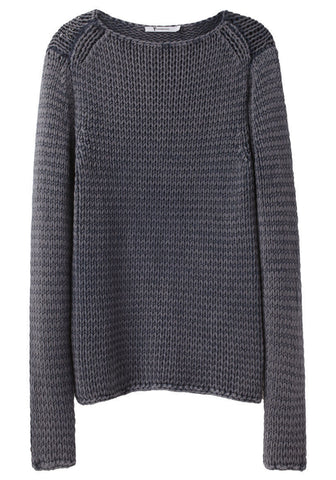 Heavy Boatneck Pullover