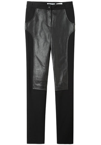 Leather Combo Pants
