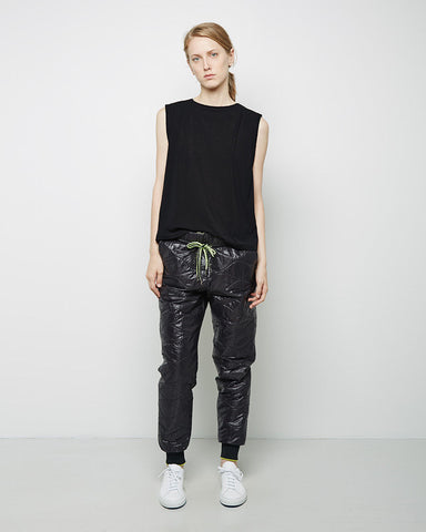 Quilted Nylon Track Pant