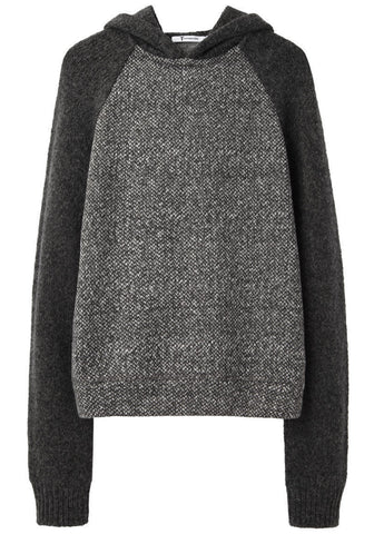 Tweed Print Hoodie