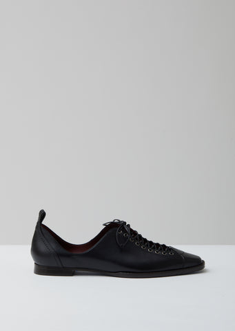 Terra Grain Calf Flat