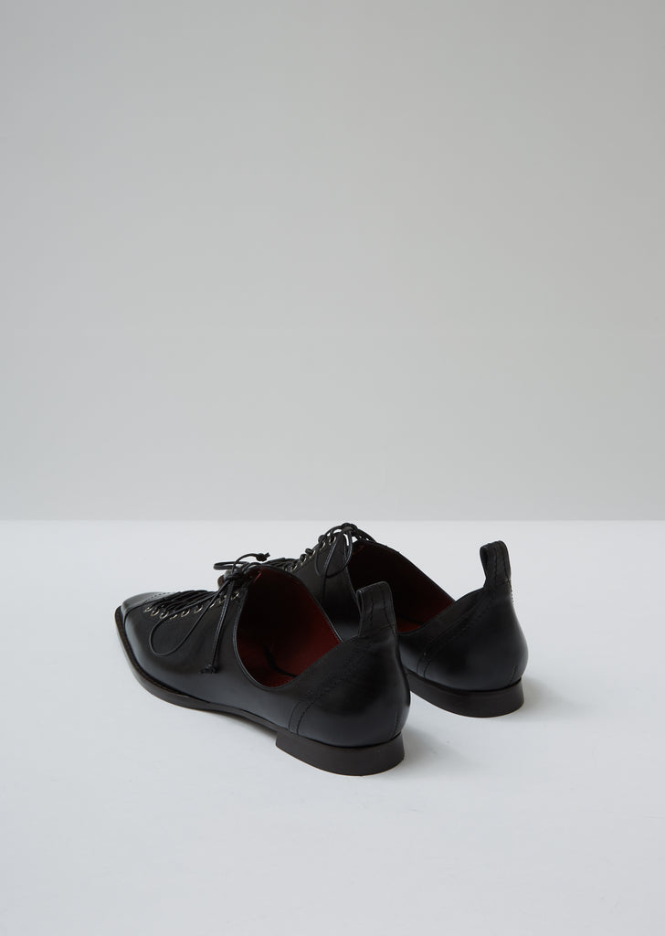 Terra Grain Calf Flat