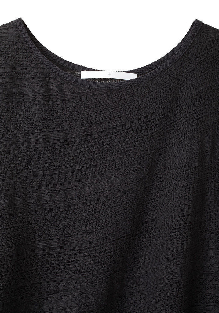 Asymmetric Pointelle Tunic