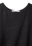Asymmetric Pointelle Tunic