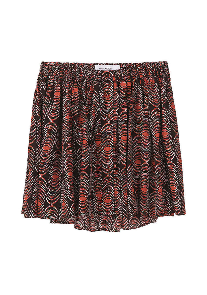 Button Front Skirt