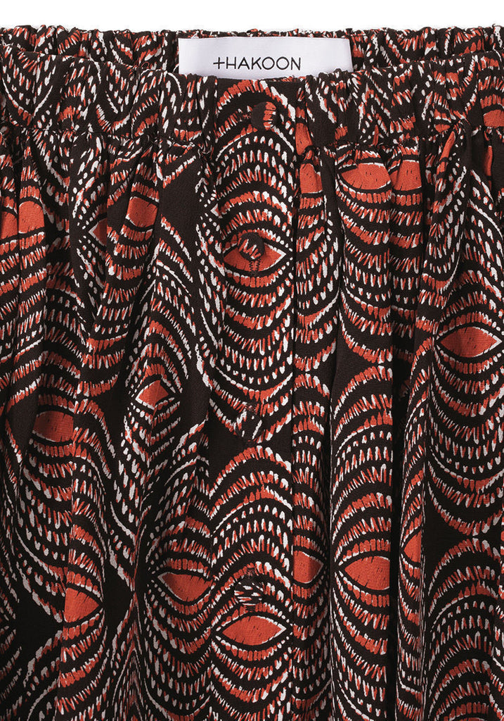 Button Front Skirt