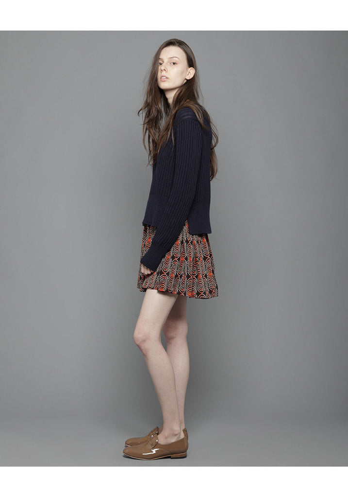 Button Front Skirt