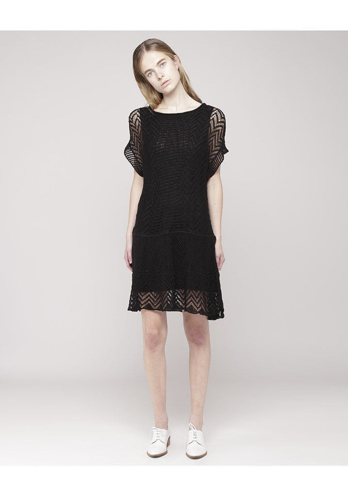 Crochet Drop Waist Dress