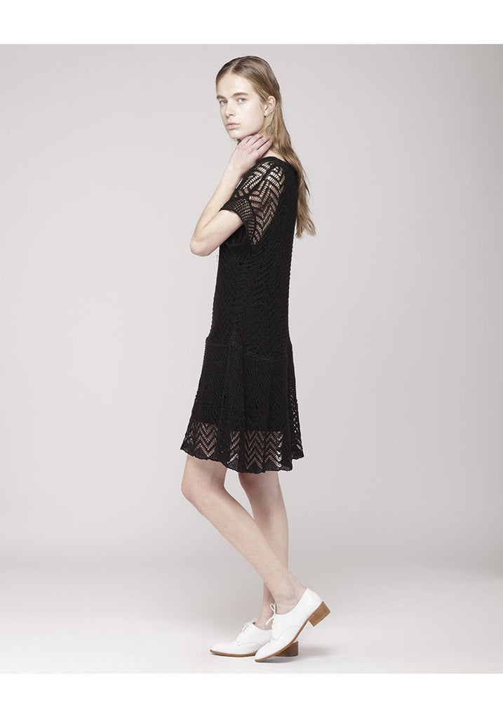 Crochet Drop Waist Dress