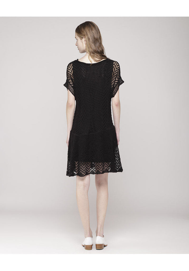 Crochet Drop Waist Dress