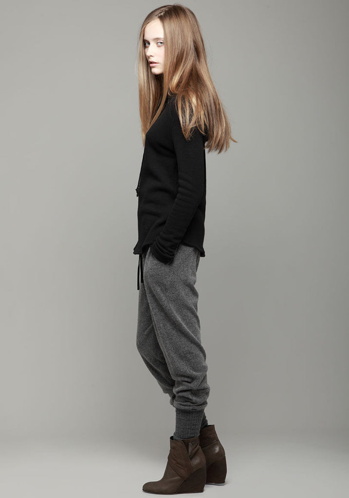 Cuffed Angora Sweatpant