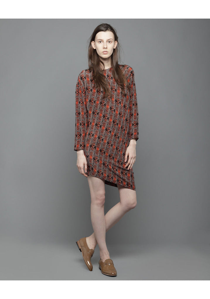 Diagonal Draped Dress