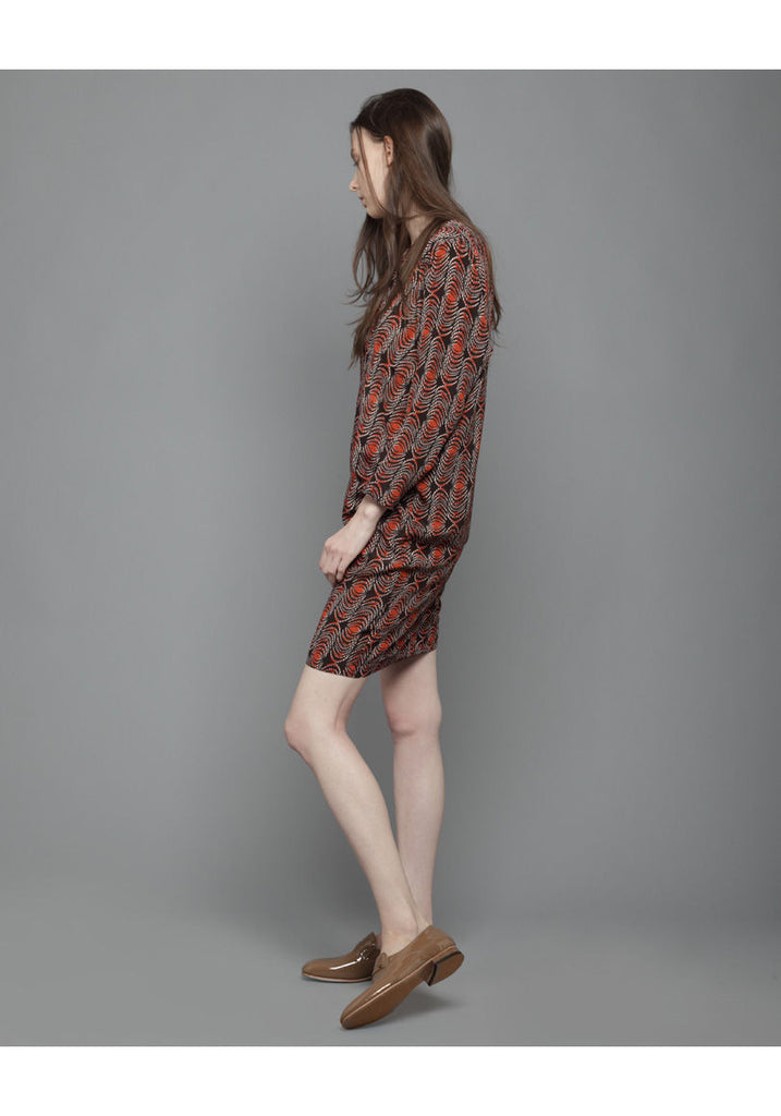 Diagonal Draped Dress