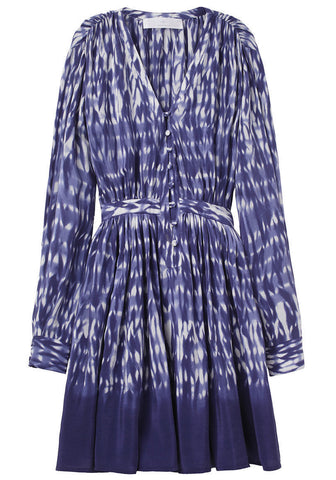 GATHERED WAIST DRESS