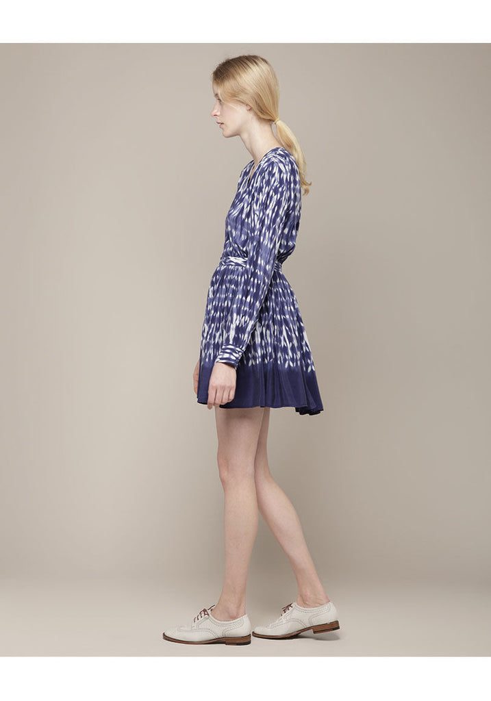 GATHERED WAIST DRESS