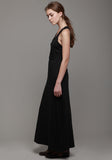 Jersey Seamed Pocket Gown