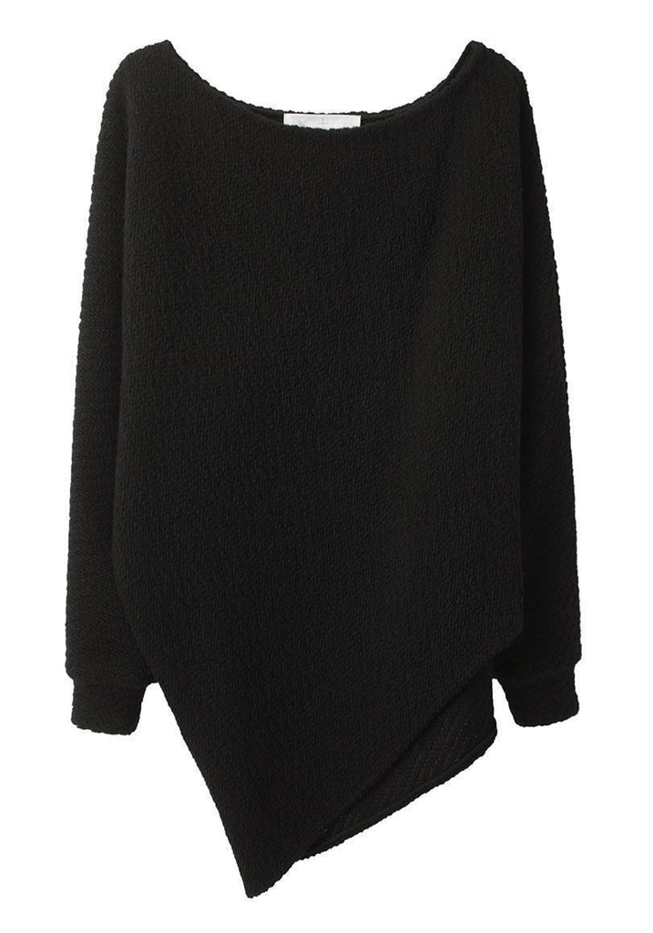 Long Sleeved Draped Sweater