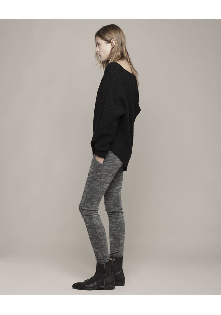 Long Sleeved Draped Sweater