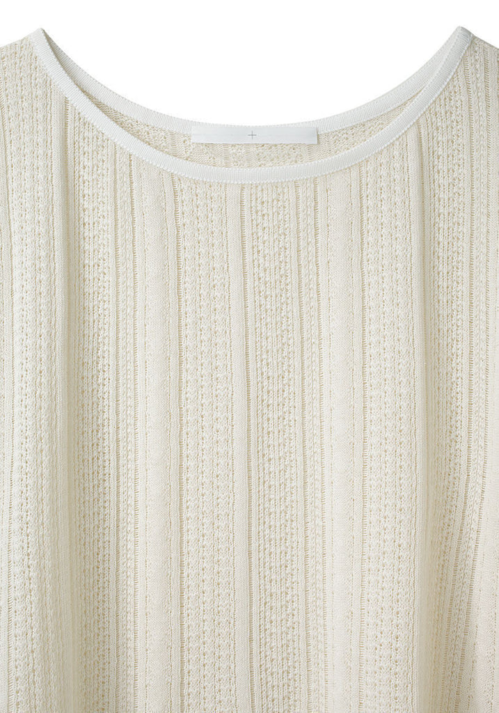 Pointelle Knit Tee