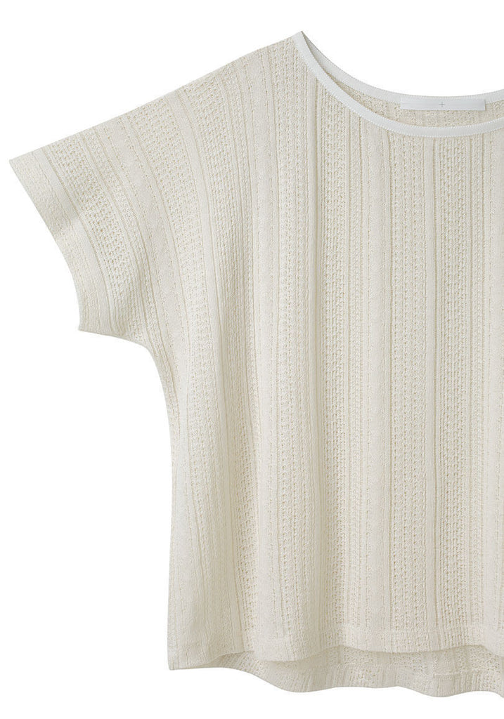 Pointelle Knit Tee