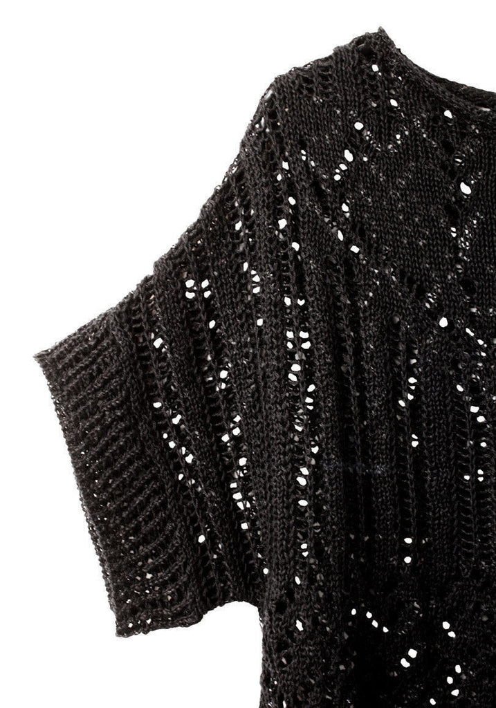 Pointelle Linen Sweater