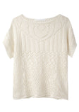 Pointelle Linen Sweater