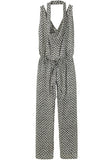 Printed Silk Jumpsuit