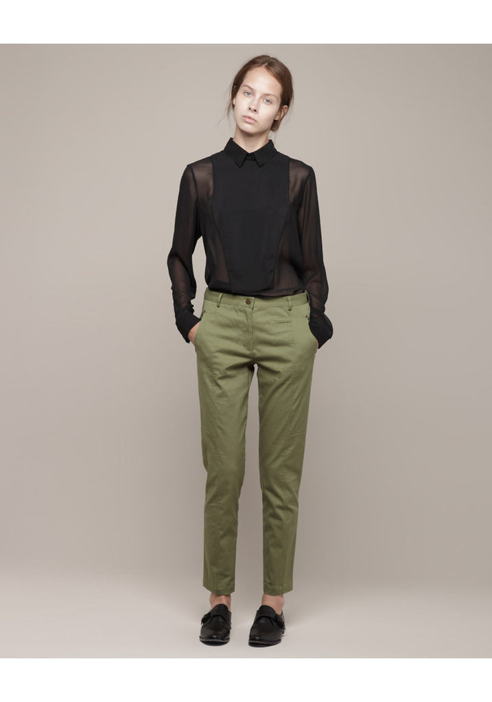 Seamed Slim Trouser