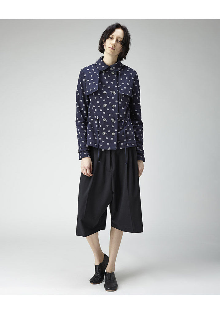 Short Polka Dot Trench