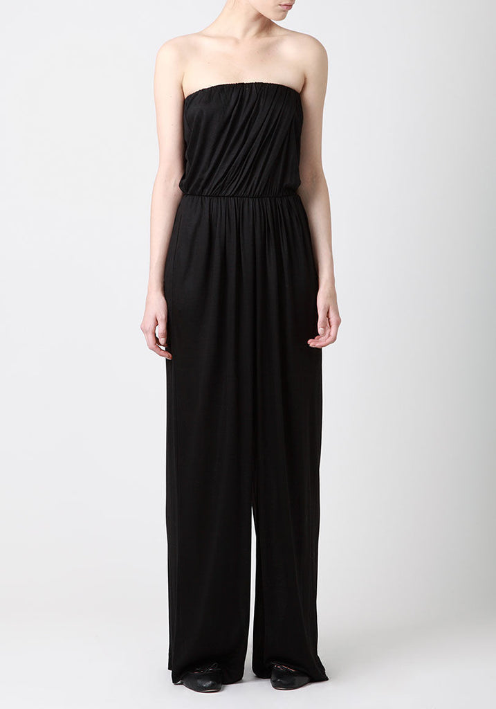 Strapless Draped Jumpsuit