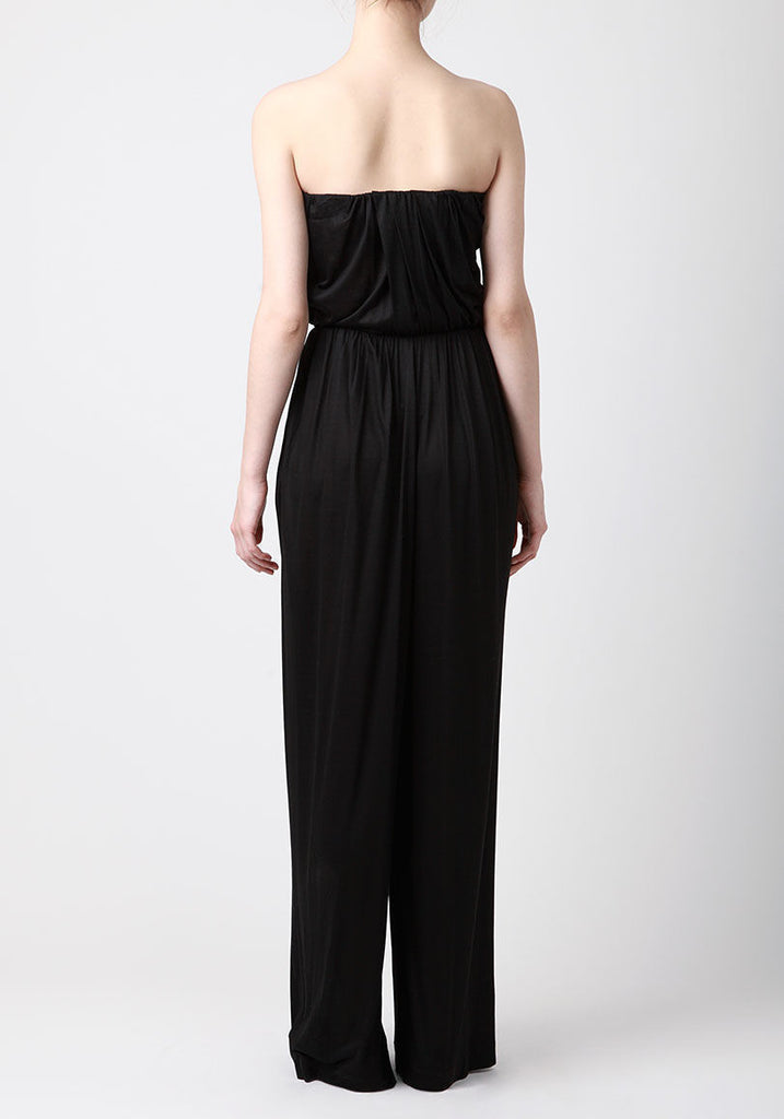 Strapless Draped Jumpsuit