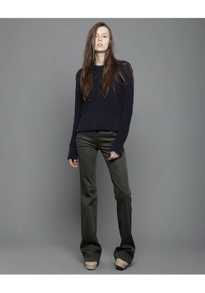 Twill Bootcut Pant