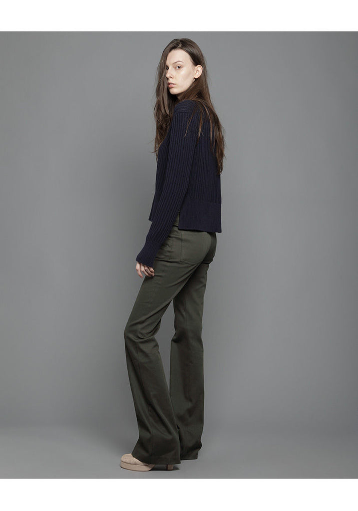 Twill Bootcut Pant