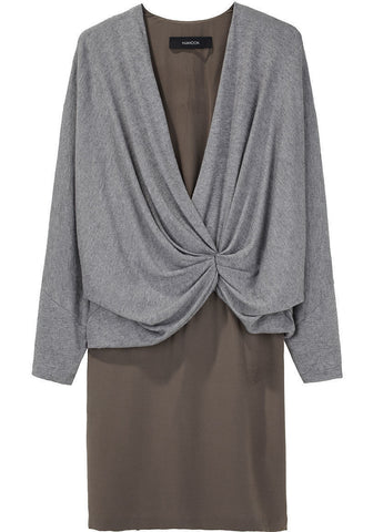 Twist Dolman Sleeve Dress