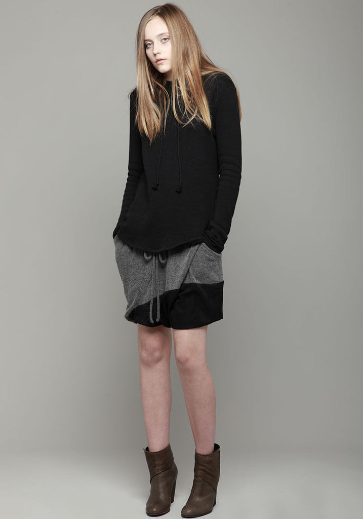 Twisted Drawstring Shorts