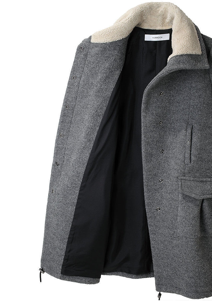 Utility Coat w/ Shearling