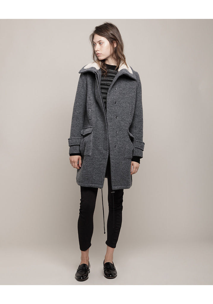 Utility Coat w/ Shearling