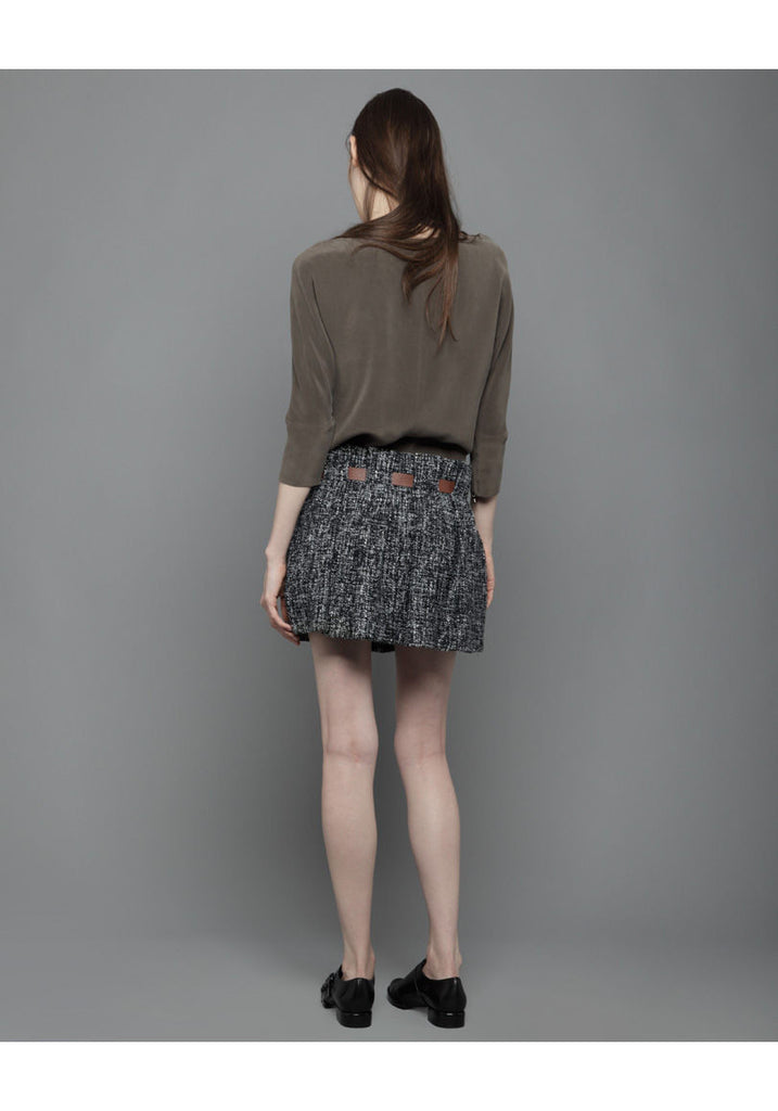 Belted Mini Skirt