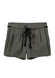 Cotton Suiting Pleated Short