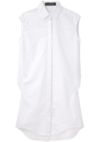 Drape Back Shirtdress
