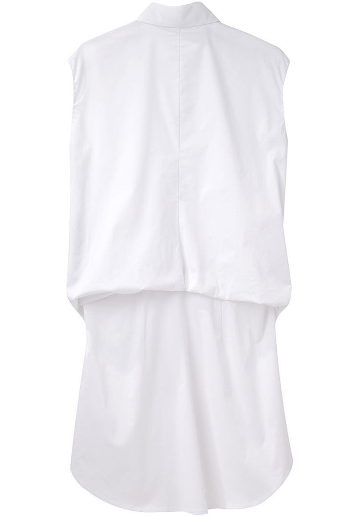 Drape Back Shirtdress