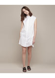 Drape Back Shirtdress