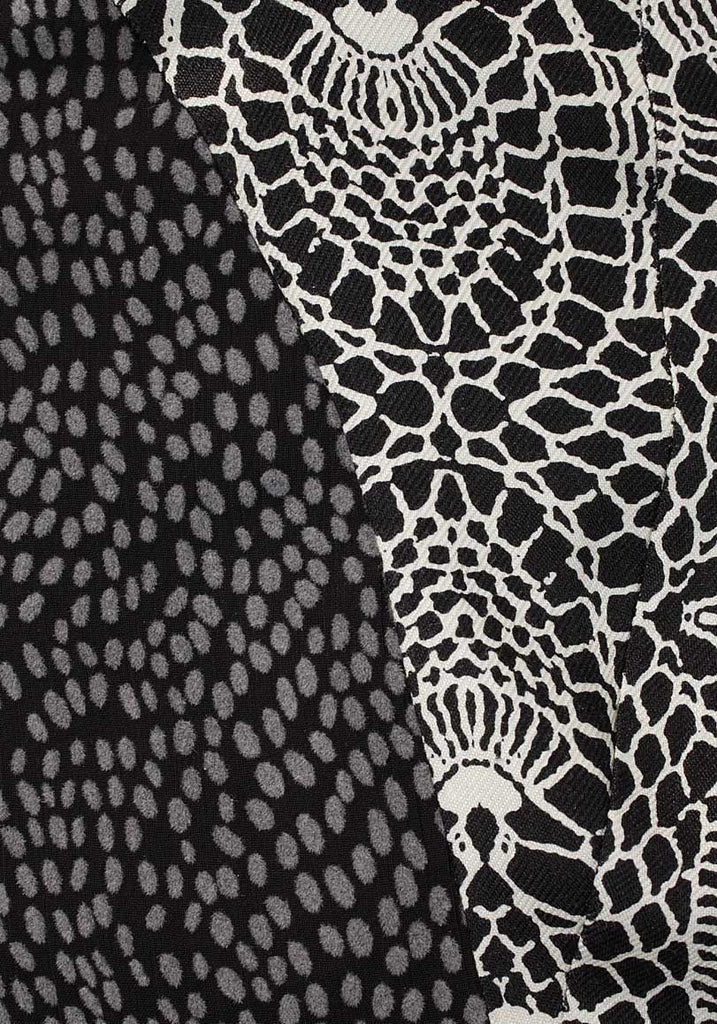 Draped Bottom Shift Dress