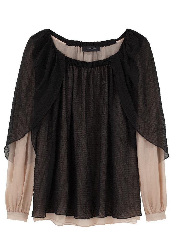Draped Wing Blouse
