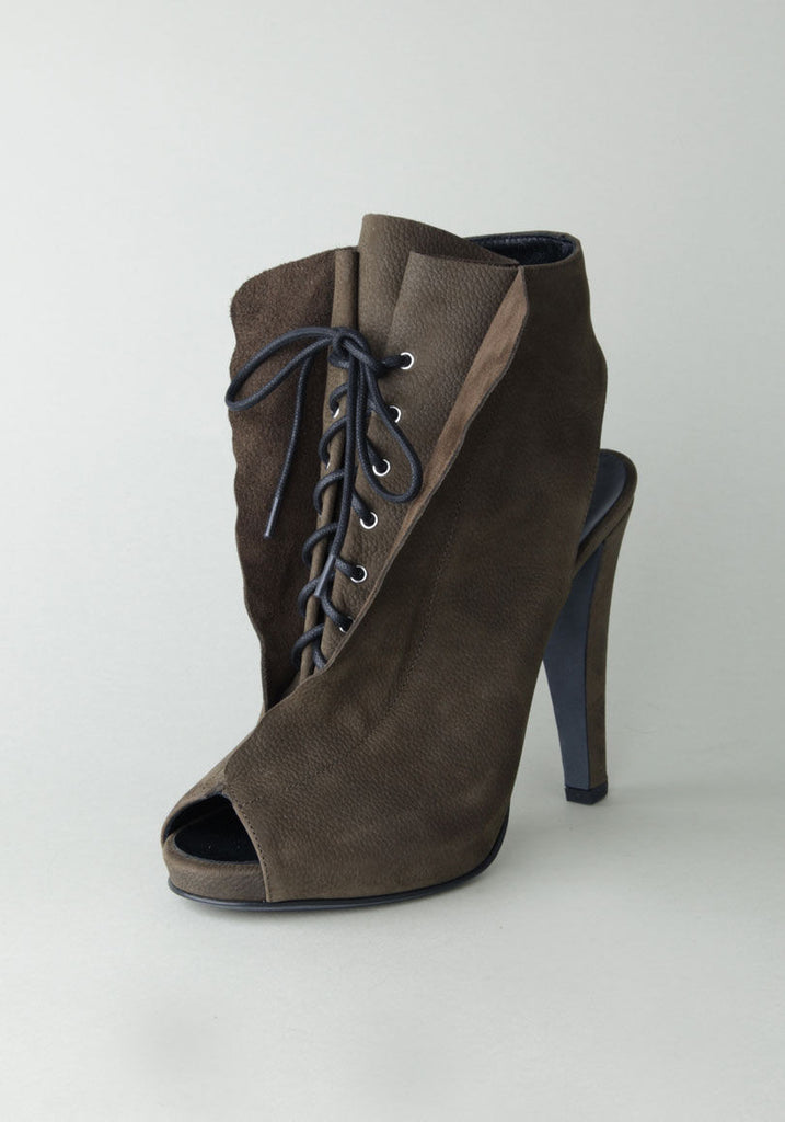 Koko Suede Peeptoe Oxford