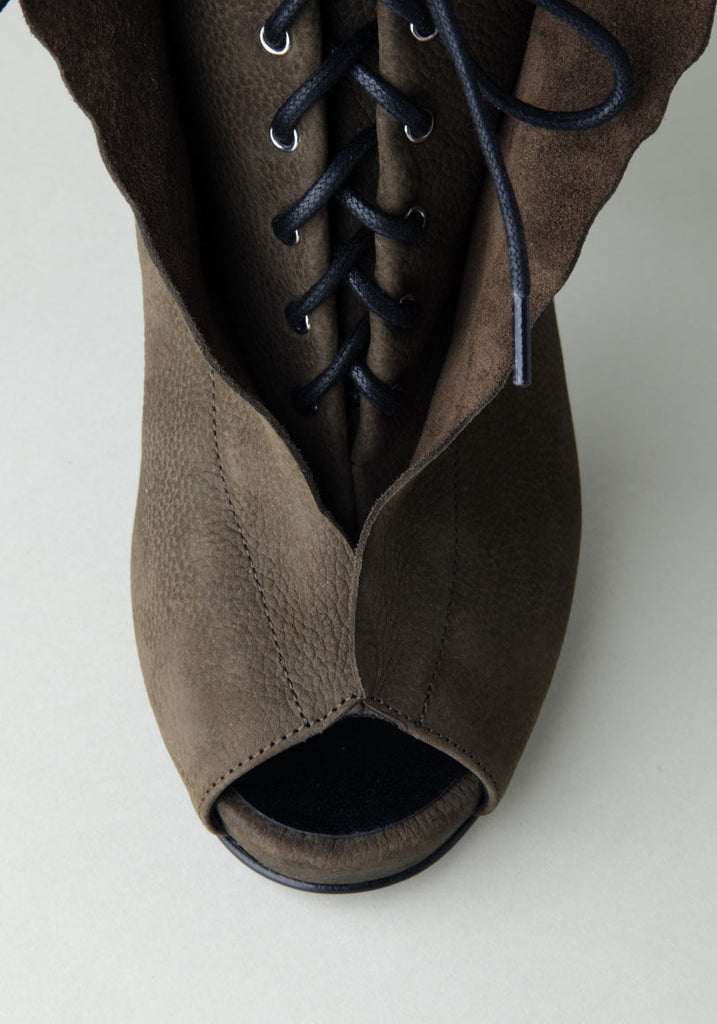 Koko Suede Peeptoe Oxford