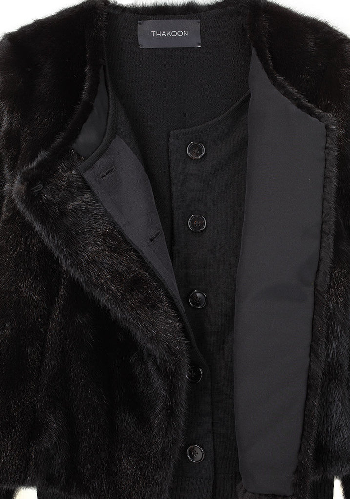 Mink Cardigan Jacket