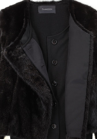 Mink Cardigan Jacket
