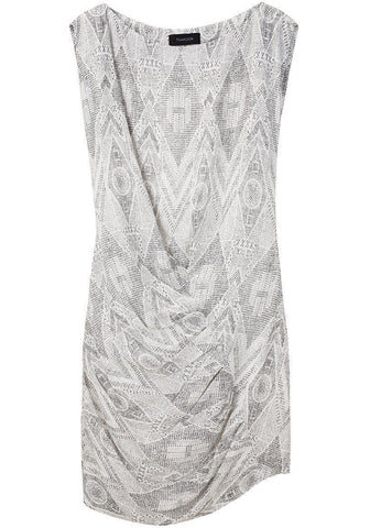 Needlepoint Print Dress